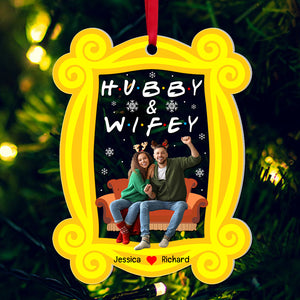 Personalized Custom Photo Christmas Gifts For Couple Acrylic Ornament 02KAQN111024 - Ornament - GoDuckee