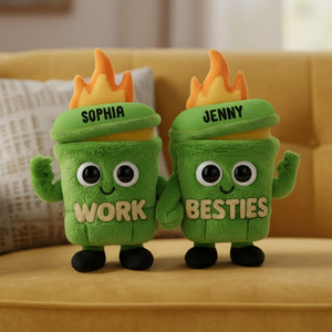 Cute Dumpster Coworker Shaped Pillow - Personalized Gifts For Coworkers 05NATN151125 - Pillow - GoDuckee