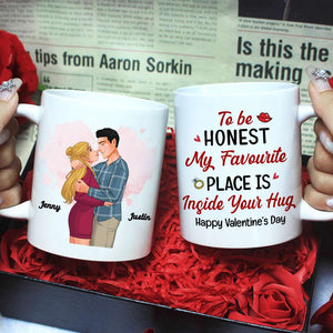 Couple 05hthn011223da, Personalized Mug - Coffee Mug - GoDuckee