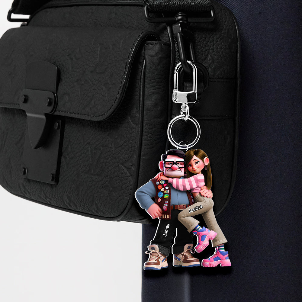 Personalized Gifts For Couple Keychain 02OHDT050225 - Keychains - GoDuckee