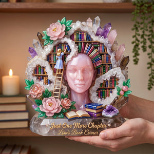 Just One More Chapter Acrylic Plaque - Personalized Gifts For Book Lovers 02hudh150626 - Shaped Plaques - GoDuckee