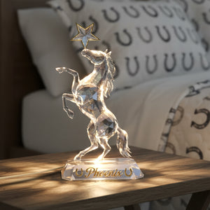 Charming Horse Rear Up Light Box - Personalized Gifts For Horse Lovers 01qhqn251225 - Light Box - GoDuckee