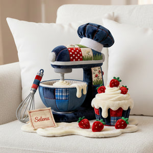 Cute Baking Mixer Pillow - Personalized Gifts For Bakers 06PALU111225 - Pillow - GoDuckee