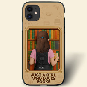 Reading Book Girl Phone Case - Personalized Gifts For Book Lovers 01NAQN030625 - Phone Case - GoDuckee