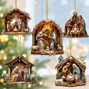 Personalized Gifts For Holy Christmas Ornament 01kapu130924 - Ornament - GoDuckee