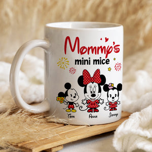 Personalized Gifts For Mom Coffee Mug Mommy's Mini Mice 02katn270224 Mother's Day Gifts - Coffee Mugs - GoDuckee