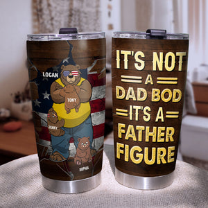 A Dad Bear 03DNPO250423 Gift For Father's Day, Personalized Tumbler - Tumbler Cup - GoDuckee
