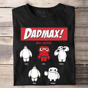 Personalized Gifts For Dad Shirt Big White Robot Kids 04OHHN030224 - 2D Shirts - GoDuckee