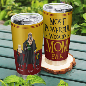 Personalized Gifts For Mom Tumbler Most Powerful Wizard Mom Ever 01ohtn270224tm Mother's Day Gifts - Tumbler Cups - GoDuckee