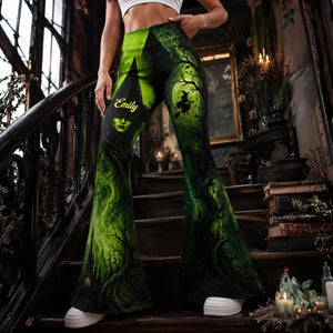 Personalized Enchanted Witch Flare Leggings – Halloween Gifts For Her 03naqn310726