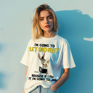 Personalized Anti-social Shirt, Funny Attitude Animals Love God Hate Stupid People 01QHLU231224 - Shirts - GoDuckee
