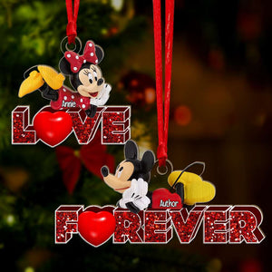 Personalized Gift For Couples, Chritsmas Acrylic Ornament 03OHLU250924 - Ornament - GoDuckee