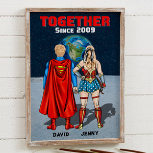 Couple Together Since Personalized Canvas Print 05HUTN160623TM - Poster & Canvas - GoDuckee