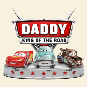 King Of The Road Acrylic Plaque Personalized Gifts For Dad 02OHDT280525 - Shaped Plaques - GoDuckee