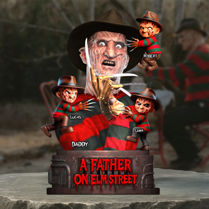 Horror Dad Acrylic Plaque Personalized Gifts For Dad 02OHPU150525 - Shaped Plaques - GoDuckee