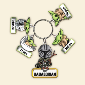 Personalized Gifts For Dad Keychain 01huhu230524 Father's Day - Keychains - GoDuckee