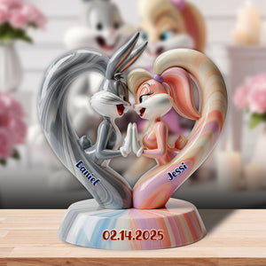 Together In Love Acrylic Plaque - Personalized Anniversary Gifts For Couple 06OHLU200625 - Shaped Plaques - GoDuckee