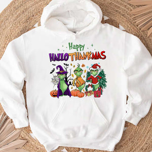 Gift For Movie Fans Happy Hallothanksmas Shirt 01NATN190924 - Shirts - GoDuckee