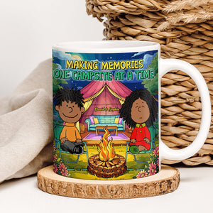 Personalized Gifts For Couple Coffee Mug 02xqtn181224hh Making Memories One Campsite At A Time - Coffee Mug - GoDuckee