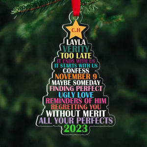 Christmas Tree Decor 01HUDT141123 Personalized Ornament,Christmas Gifts - Ornament - GoDuckee