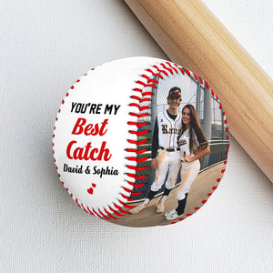 Custom Photo Couple Baseball Lovers Gifts 04TODT041124 - Baseball - GoDuckee