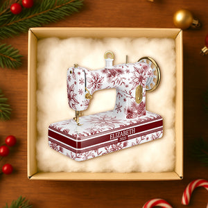 Sewing Toile de Jouy Acrylic Ornament 04pgtn270825 - Ornament - GoDuckee