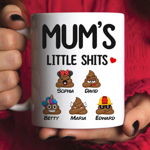 Personalized Gifts For Mom Drinkware Family Little Shit 05DTDT010324 - Drinkware - GoDuckee