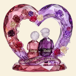 Growing Old Together Couple Light Box - Personalized Anniversary Gift For Couples 02TOTN111225 - Light Box - GoDuckee