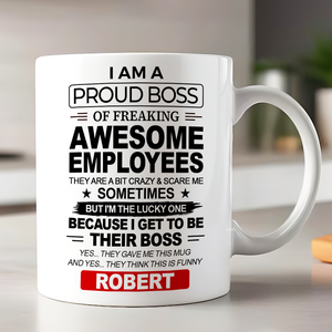 Personalized Gifts For Boss Coffee Mug 03acpu101224 - Coffee Mug - GoDuckee
