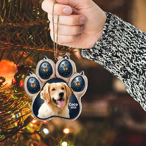 Custom Photo Gifts For Dog Ornament Acrylic Christmas 01XQMH210924 - Ornament - GoDuckee