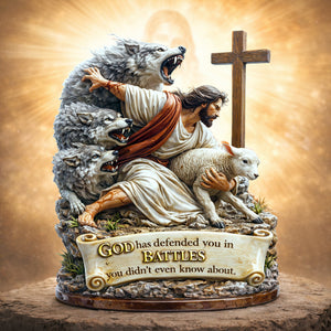 Strength Through Christ Acrylic Plaque - Gifts For Christian 03HULU280226 - Shaped Plaques - GoDuckee