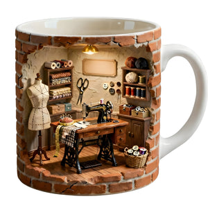 Sewing Coffee Mug - Personalized Gifts For Sewing Lovers 03hytn220126 - Coffee Mug - GoDuckee