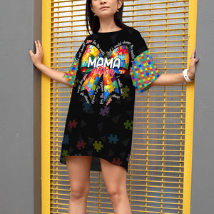 Gifts For Autism Mom Raglan Dress Autism Awareness 05XQMH180325 - AOP Products - GoDuckee