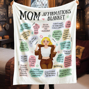 Personalized Gifts For Mom Blanket Cool Mom 01KADT301224PA - Blanket - GoDuckee
