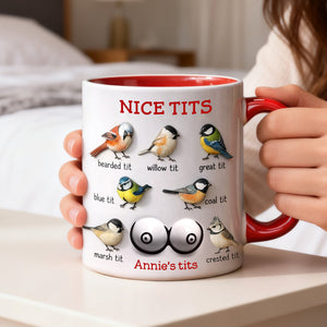 Funny Birds Coffee Accent Mug - Personalized Gift For Her 02NALU291225 - Coffee Mug - GoDuckee