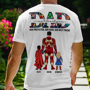 Dad, We Love You, Personalized Shirt 06NAHN030523TM - Shirts - GoDuckee