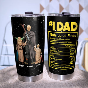 No 1 Dad Personalized Tumbler Cup, Gift For Father's Day-3OHPO030523 - Tumbler Cup - GoDuckee
