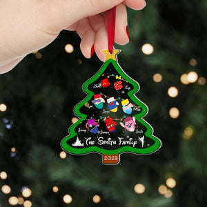 Family Christmas Tree 03htpu311023 Personalized Ornament - Ornament - GoDuckee