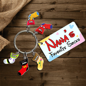 Personalized Gifts For Grandma Keychain 02natn040724 - Keychains - GoDuckee