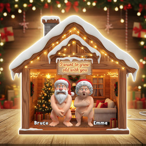 Naughty Old Couple Light Box- Personalized Gift For Couples 04OHLU311025 - Light Box - GoDuckee