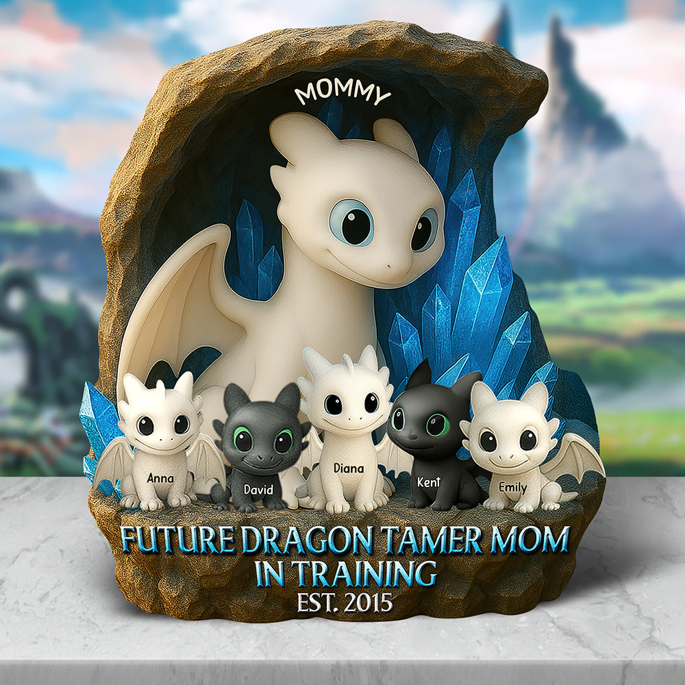 Personalized Gifts For Mom Acrylic Plaque, Dragon Fans 04tgqn120425 - Shaped Plaques - GoDuckee