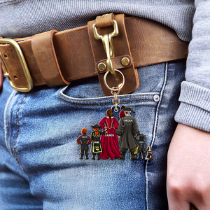 Personalized Gifts For Family Keychain Pirate Family 05QHHU080325PA - Keychains - GoDuckee