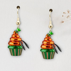 Cute Cupcakes Earrings - Personalized Gifts For Cartoon Lovers 01TGDT080725 - Earrings - GoDuckee