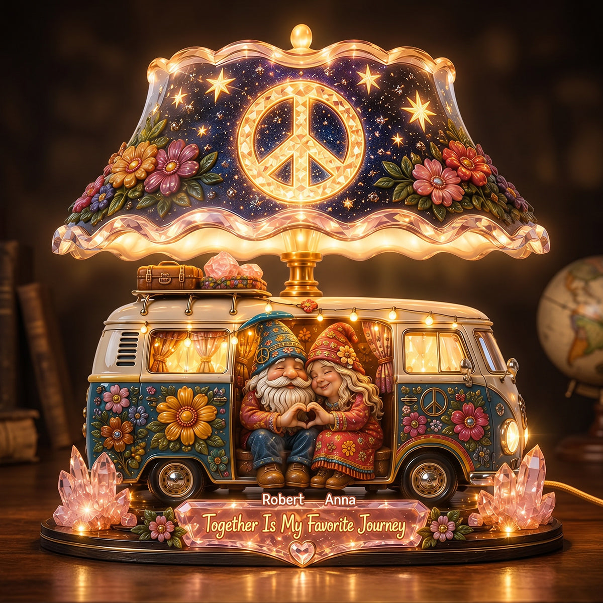Peaceful Journey Light Box - Personalized Gifts For Couple 02padt070726 - Light Box - GoDuckee