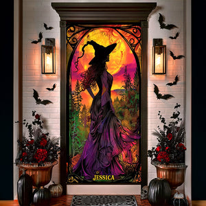 Personalized Halloween Gifts For Witch Lovers Door Cover 143acqn240824 - Door Covers - GoDuckee