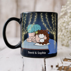Love Is In The Air Just Kidding, Personalized Mug, Gift For Couple - Coffee Mug - GoDuckee