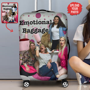 funny sister luggage cover