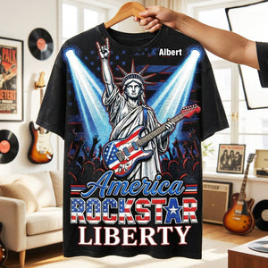 Patriotic Guitar Rockstar Shirt Personalized Gifts 03PAQN060426 - AOP Products - GoDuckee