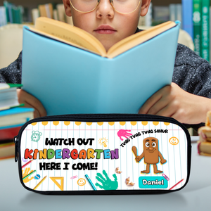 Funny Character Pencil Case - Personalized Gifts For Kids 01hulu010825 - Pencil Case - GoDuckee