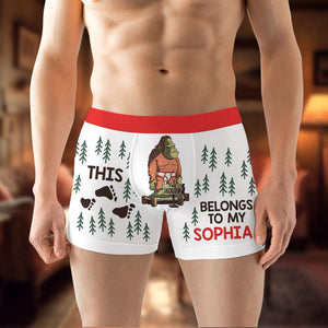 Personalized Gifts For Husband This Feet Belongs To My Love - Boxer Briefs - GoDuckee